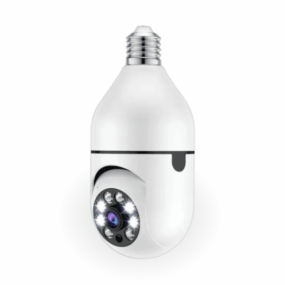 E27 WiFi PTZ Bulb Camera | 360° Waterproof Security