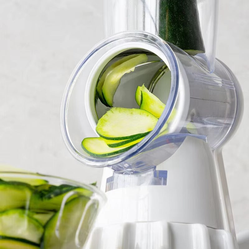 3 in 1 Manual Vegetable Cutter side view showing blade design