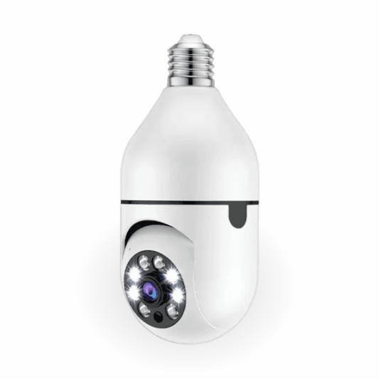 E27 WiFi PTZ Bulb Camera | 360° Waterproof Security