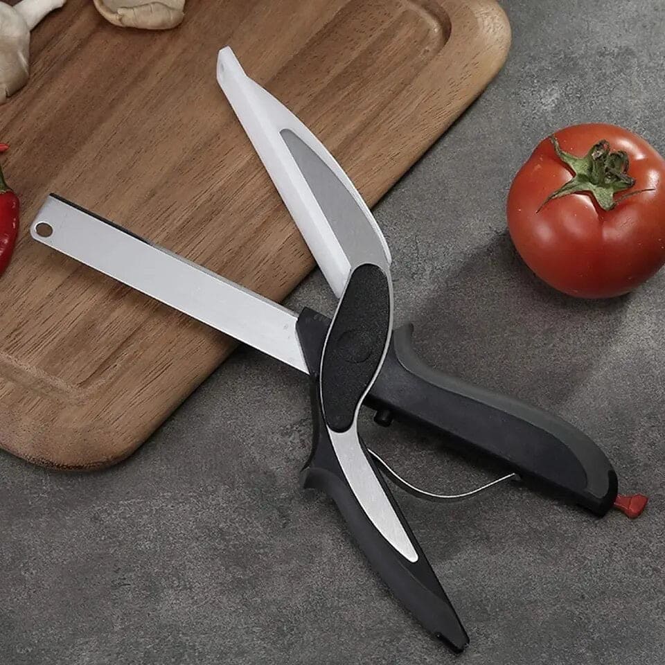 2-in-1 Clever Cutter – Smart Knife & Chopping Tool