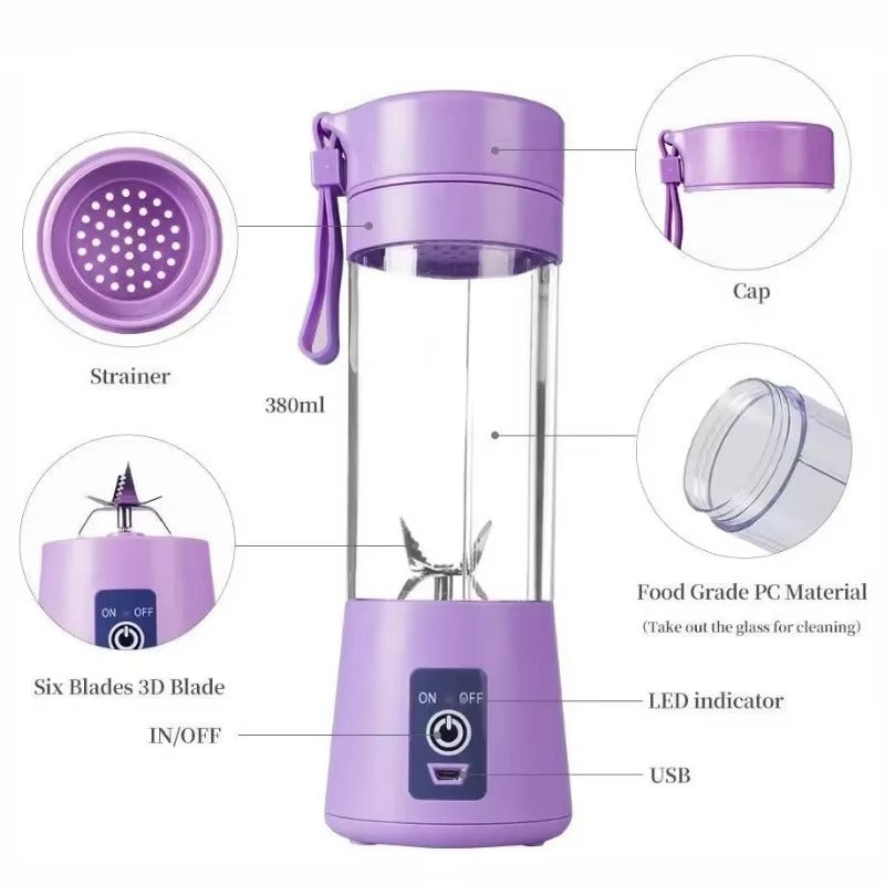 Mini Portable Juicer | Fresh Juice Anytime Anywhere