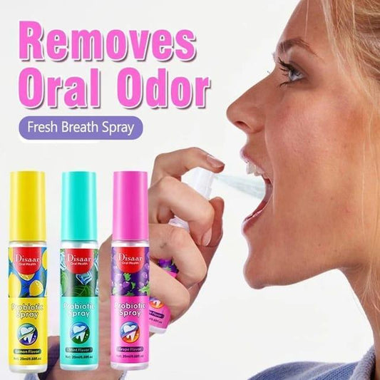 Mouth Freshener Spray Pack of 3 front view instant fresh breath oral spray
